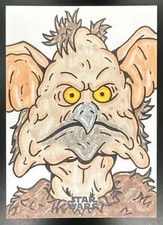Marketplace image: Topps Chrome Star Wars Galaxy Salacious B. Crumb Bobby Blakey Sketch 1/1 Auto