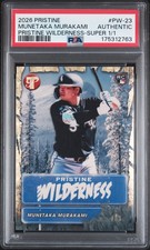 Marketplace image: 2026 TOPPS PRISTINE WILDERNESS MUNETAKA MURAKAMI RC 1/1 SUPERFRACTOR PSA AUTH