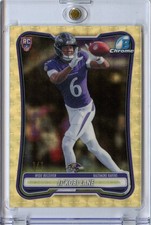 Current marketplace image for 2026 Bowman Chrome #BCV-127 Ja'kobi Lane Superfractor 1/1