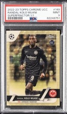 Current marketplace image for 2022 Topps Chrome #149 RANDAL KOLO MUANI Superfractor 1/1