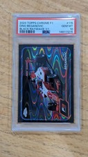 Current marketplace image for 2024 Topps Chrome #115 Dino Beganovic Black Raywave Superfractor 1/1