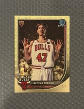 Marketplace image: Lachlan Olbrich 2025 Bowman Chrome SUPERFRACTOR 1/1 Rookie RC #51 Bulls 1 OF 1