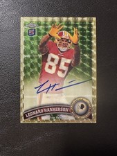 Marketplace image: 2011 Topps Chrome Leonard Hankerson #111 Superfractor Auto 1/1 Rookie Washington