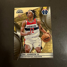 Marketplace image: Topps Chrome Black Tre Johnson III Rookie 1/1 Superfractor