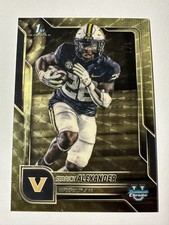 Current marketplace image for 2025 Bowman #14 cromo Sedrick Alexander Superfractor 1/1