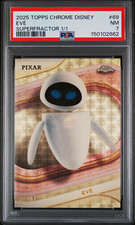Marketplace image: 2025 Topps Chrome Disney EVE #69 Superfractor 1/1 Pixar PSA 7