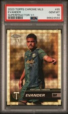 Marketplace image: 2023 TOPPS CHROME MLS #65 EVANDER SUPERFRACTOR 1/1 MLS GOAT 🐐