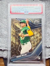 Marketplace image: 2023 Topps Chrome Black Superfractor Mason Miller RC Rookie 1/1 🏆 PSA 10