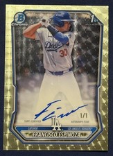 Marketplace image: 2026 Bowman Chrome 1st Bowman Francisco Espinoza Superfractor Auto 1/1 Dodgers