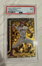 Marketplace image: Topps 2025 Gilded Collection Caden Dana #121 SuperFractor 1/1 RC PSA 9