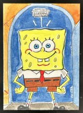 Marketplace image: 2025 Topps Chrome SpongeBob Squarepants Emrah Cildir Sketch Cards Auto #1/1