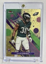 Marketplace image: 2025 Topps Finest Football Jihaad Campbell  Rookie SuperFractor 1/1 Eagles RC