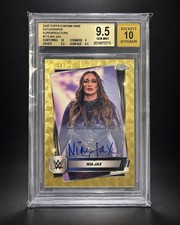 Marketplace image: 2025 Topps Chrome WWE Nia Jax Auto Superfractor 1/1 BGS 9.5 Auto 10