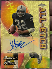 Marketplace image: Topps 2024 Chrome Marcus Allen All-Etch Auto AEA-MA Raiders Gold !!! TRUE 1/1!!!
