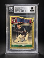 Marketplace image: 2025 Bowman Chrome Coby Mayo ROY Favorites Auto Superfractor 1/1 BGS 8 Auto 10