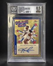 Marketplace image: 2024-25 Finest Kevin Love Colossal Shots Auto Superfractor 1/1 BGS 8.5 Auto 10