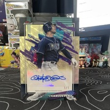 Marketplace image: Carlos Pena 2026 Topps Finest Mega Autographs SuperFractor 1/1 Rays #FMA-CP