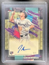 Marketplace image: 2026 Topps Finest Jakob Marsee Auto SuperFractor Rookie RC #1/1 Marlins