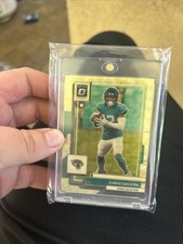 Marketplace image: 2022 Panini Donruss Christian Kirk 1/1 GOLD SUPERFRACTOR Jacksonville Jaguars