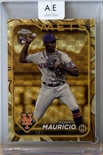Marketplace image: 2024 Topps Chrome ⚾️🔥Rookie Superfractor Ronny Mauricio RC #1/1 True 1/1, Mets!