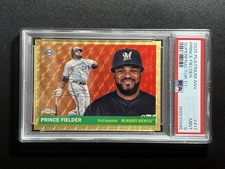 Marketplace image: 2025 Platinum Anniversary Prince Fielder Superfractor 1/1 PSA 9