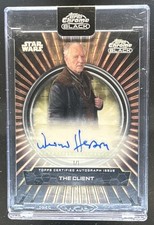 Current marketplace image for 2024 Topps Chrome #1 Werner Herzog Duality Auto Superfractor 1/1
