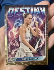 Marketplace image: 2026 Topps Chrome Tennis MARTA KOSTYUK Destiny Superfractor 1/1