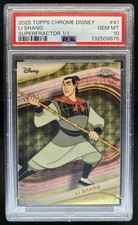 Current marketplace image for 2025 Topps Chrome #1 Disney Li Shang Refractor Superfractor 1/1
