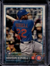 Marketplace image: 2015 Topps Chrome Addison Russell Superfractors Rookie RC #1/1 Cubs