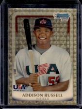 Current marketplace image for 2011 Bowman Chrome #1 USA National Team Superfractor 1/1