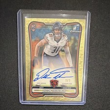 Marketplace image: 2026 Bowman Football Dillon Thieneman 1/1 Superfractor Auto Chicago Bears