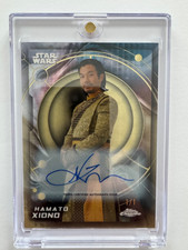 Marketplace image: 2026 Topps Chrome Star Wars Hamato Xiono SuperFractor Auto 1/1