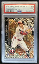 Current marketplace image for 2025 Topps Chrome #1 Cactus Jack Brooks Lee Superfractor 1/1