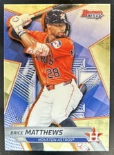 Current marketplace image for 2025 Bowman #1 Brice Matthews Top Prospects Superfractor 1/1
