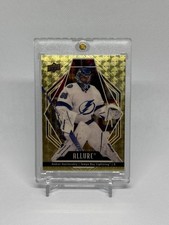 Marketplace image: 2022-23 UD Allure Andrei Vasilevskiy Golden Treasures Superfractor 1/1 Lightning