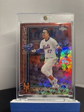 Marketplace image: 2025 Topps Chrome Logofractor Mark Vientos 1/1 Rose Gold SUPERFRACTOR Mets SSP