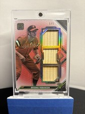 Marketplace image: 2021 Topps Triple Threads Brooks Robinson Triple Relic SUPERFRACTOR 1/1 Orioles