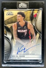 Current marketplace image for 2025 Topps Chrome #1 Kel'el Ware Auto Autograph Superfractor 1/1