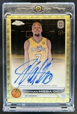 Current marketplace image for 2022 Topps Chrome #1 Nathan Missia-Dio Auto Autograph Superfractor 1/1