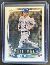 Current marketplace image for 2023 Topps Chrome #1 Nick Pratto Youthquake Refractor Superfractor 1/1