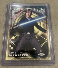 Marketplace image: 2026 Topps Chrome Star Wars Luke Skywalker #91 Superfractor One of One 1/1