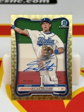 Marketplace image: 2026 Bowman Chrome Sam Antonacci WBC ITALY Superfractor 1/1 Auto WBC-9 RC