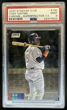 Marketplace image: 2020 Topps Stadium Club Tony Gwynn Chrome SuperFractor #1/1 Padres PSA 9