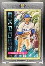 Marketplace image: 2025 Topps Chrome Mookie Betts Expose SuperFractor #1/1 Dodgers