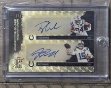 Marketplace image: 2025 Topps Signature Class Dual Auto Tyler Warren Riley Leonard Superfractor 1/1
