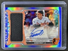 Marketplace image: 2026 Bowman Chrome Samuel Basallo Jumbo Jersey Auto Superfractor SP RC #/150