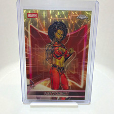 Marketplace image: Topps Marvel Neon Chrome Misty Knight SuperFractor Serial #1/1