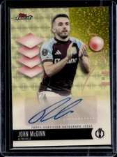 Marketplace image: 2025-26 Finest Club Competition John McGinn Auto Refractor SuperFractor #1/1