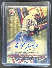 Marketplace image: 2023 Topps Composite Earl Campbell Resurgence Signatures Superfractor Auto #1/1