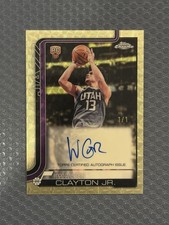 Marketplace image: Walter Clayton Jr. 2025 Topps Chrome SUPERFRACTOR Auto 1/1 Rookie RC True 1 OF 1